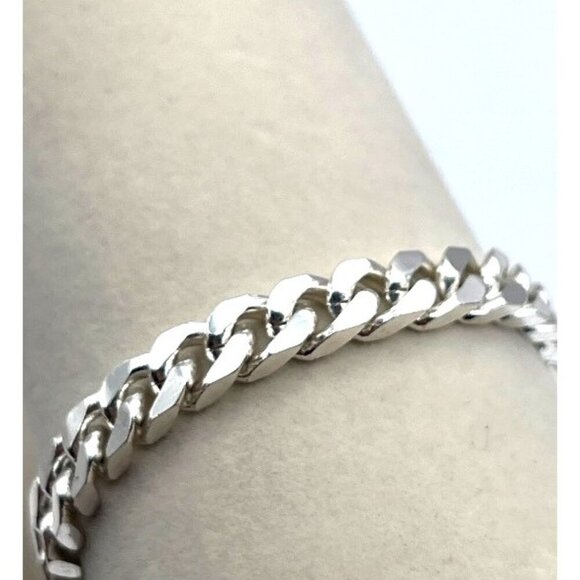 Silver Tone Cuban Link Bracelet - Shine Bright Like Your Future - Picture 2 of 7